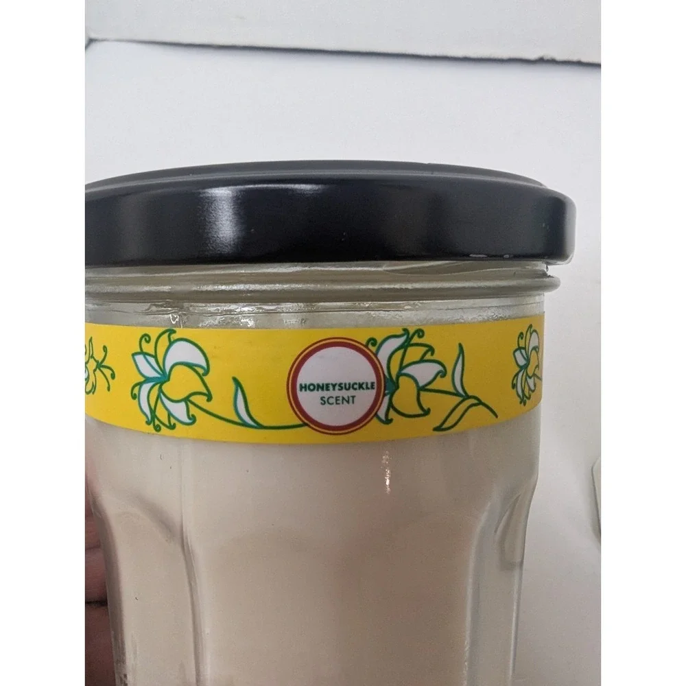 Mrs Meyer's Clean Day Honeysuckle Soy Candles 7.2 oz Lot of 2 Discontinued